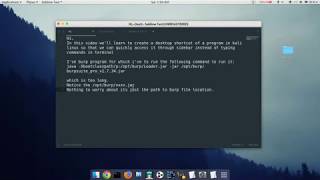 Kali Linux  How To Create A Symlink Program Shortcut  Burp [upl. by Eciram895]