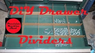 Drawer Organizing Dividers DIY quick and easy [upl. by Puiia]