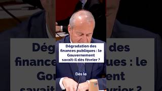 Dégradation des finances publiques  le Gouvernement savaitil dès février [upl. by Airpal320]