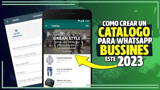 💚Como CREAR UN CATALOGO en whatsapp business Tutorial 2023💰🔥 CURSO DE WHATSAPP business GRATIS [upl. by Asirak]