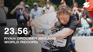 Ryan Crouser Breaks World Record In Shot Put At Los Angeles Grand Prix [upl. by Borer519]