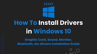 How To Install Drivers on Windows 10  EASY amp FAST Method [upl. by Aihsyn]