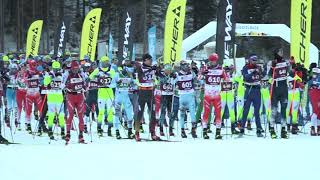 Dobbiaco  Cortina Skating Race 2023  Highlights [upl. by Natsud]