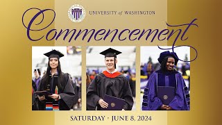 2024 University of Washington Commencement [upl. by Lhary]