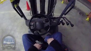 How To OperateDrive a Forklift  GOPRO 1080p  Forklift Training Point Of View From The Operator [upl. by Awad742]