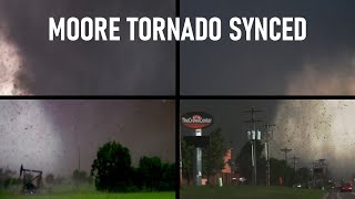 2013 Moore EF5 Tornado Synced [upl. by Hadley]