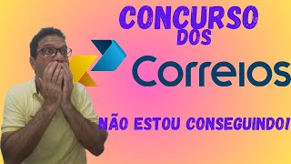 concurso dos Correios Não estou conseguindo [upl. by Garrik139]