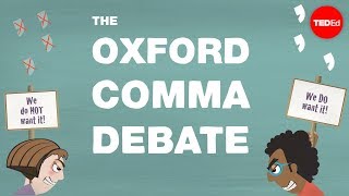 Grammars great divide The Oxford comma  TEDEd [upl. by Luanni435]