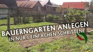 Bauerngarten anlegen in nur 5 einfachen Schritten [upl. by Gitlow]