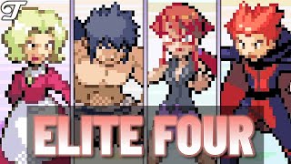 All ELITE FOUR Battles  🔥 Pokémon Fire Red amp Leaf Green 🌱 [upl. by Dom]