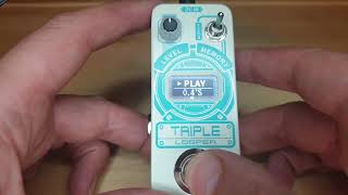 Donner Triple Looper Guitar Pedal Unboxing amp first impressions [upl. by Fifi]