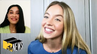 Sydney Sweeney amp Otmara Marrero Talk Clementine amp Euphoria  MTV News [upl. by Netsyrk]