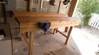 Paul Sellers design woodworkers bench [upl. by Ocer300]