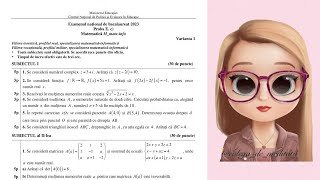 REZOLVARE BAC MATEMATICA 2023 MATEINFO [upl. by Lichtenfeld]