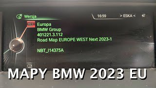 BMW Mapy 2023 NEXT WEST EUROPE  Konwersja auta z USA [upl. by Fianna863]