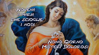 Novena a Maria che Scioglie i Nodi  Nono Giorno  Misteri Dolorosi [upl. by Irot871]