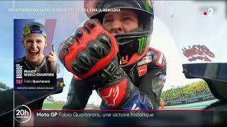 Fabio Quartararo Champion du monde MotoGP 2021 [upl. by Narual667]