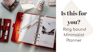 Is it for you  Ring Bound Minimalist Planner [upl. by Malena296]