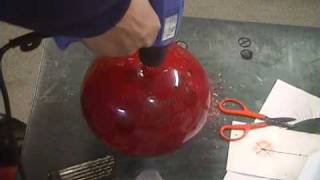 How To Drill Your Bowling Ball at Home with Small Drill [upl. by Ohaus]