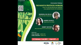 The Nagoya Protocol in Brazil how to foster BrazilianGerman collaboration in life sciences [upl. by Ahsimet]