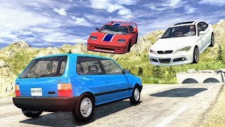 Street Racing Crashes 12  BeamNG Drive  CrashBoomPunk [upl. by Oz]