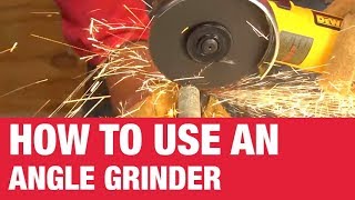 How To Use An Angle Grinder  Ace Hardware [upl. by Fauch]