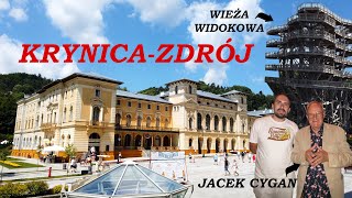 KRYNICAZDRÓJ TO NAJLEPSZE UZDROWISKO W POLSCE❤️NIESAMOWITA WIEŻA WIDOKOWA i KONCERT na SZCZYCIE⛰️ [upl. by Lehet]