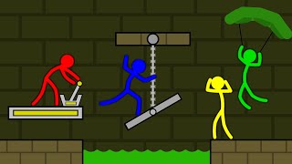 Stickman Animation The Epic Adventure of Watergirl and Fireboy [upl. by Glyn]