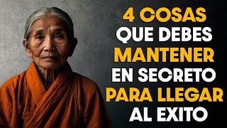 4 COSAS que DEBES MANTENER en SECRETO Si Quieres ALCANZAR el ÉXITO  Enseñanzas Budistas [upl. by Meyeroff699]