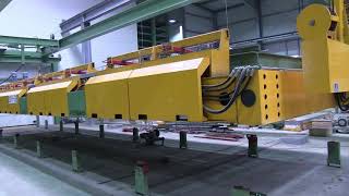 Pallet circulation plant for ceilings and double walls [upl. by Lu]