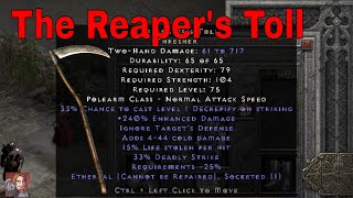 D2R Unique Items  The Reapers Toll Thresher [upl. by Eilsew]