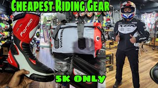 Best Riding Jackets amp Boots  Cheapest MT Helmet 🔥 [upl. by Intruok]