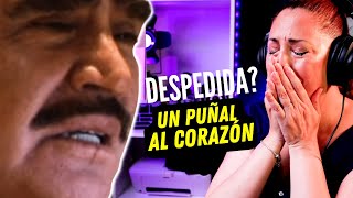 VICENTE FERNÁNDEZ  UNA DESPEDIDA PARA SU HIJO  Vocal coach REACTION amp ANALYSIS [upl. by Shela]