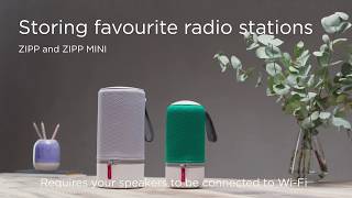 How to store and change your favourite radio stations on ZIPP and ZIPP MINI [upl. by Warfield]