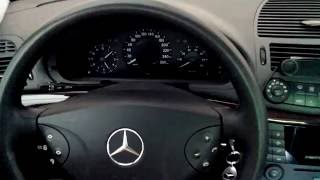 Mercedes E200 W211 ab Baujahr 01092003 Service Reset [upl. by Urban]