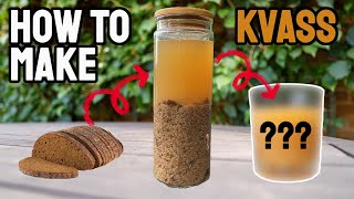 How to make Authentic Russian Kvass Only 3 Ingredients [upl. by Atidnan374]