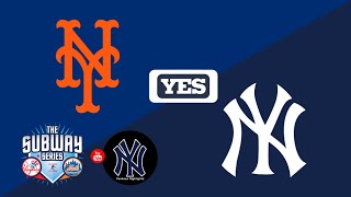 New York Mets Vs New York Yankees Subway Series Game 1 12 YES Network [upl. by Ybok]