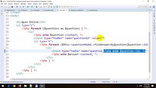 Creating Online Quiz Application using CodeIgniter Framework [upl. by Peednama]