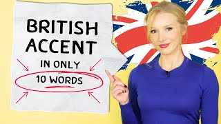 🇬🇧 10 WORDS TO LEARN BRITISH ACCENT Modern RP [upl. by Meridith193]