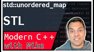 STL stdunorderedmap C11  Modern Cpp Series Ep 129 [upl. by Arrak]