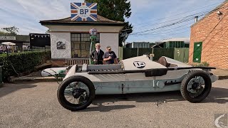 David Haywood and the Leyland Thomas Special at Brooklands Autumn Motorsport Day 2023 [upl. by Ardnikal79]