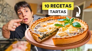 10 recetas de Tarta sencillo rápido y fácil [upl. by Ellehcan789]