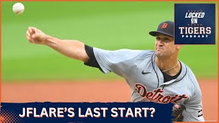 Jack Flaherty Last Start as a Tiger Close Loss in Cleveland [upl. by Marola144]