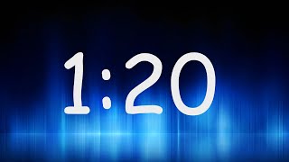 120 Minutes Timer  Countdown from 1min 20sec [upl. by Heriberto]