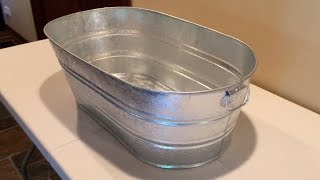 Behrens 3OV 16Gallon Oval Steel Tub review [upl. by Auburn844]