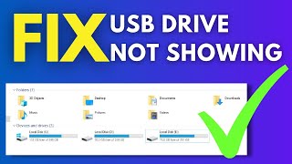 Working Solution for USB Drive Not Showing Up  USB Device not Recognized in Windows 10 [upl. by Ecnarwal681]