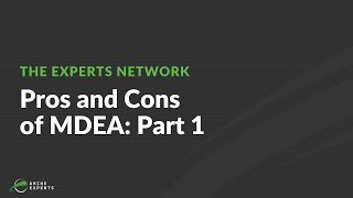 Pros and Cons of MDEA Part 1 [upl. by Sonahpets298]