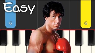 ROCKY MOTIVATION MUSIC  WORKOUT MUSIC  EASY PIANO TUTORIAL [upl. by Koal215]