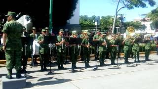 Marcha quotZacatecasquot Banda música de la VIIa Región Militar [upl. by Leirda]