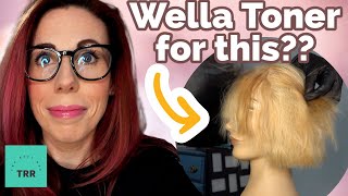 TONING WITH WELLA 8A T10 T11 T14 T18 WELLA COLOR CHARM TONNING PART 3 [upl. by Ahsiem]